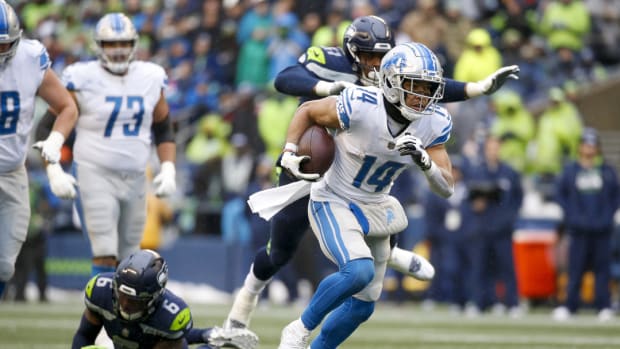 Detroit Lions wide receiver Amon-Ra St. Brown